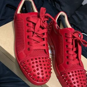 SOLD!!  Christian Louboutin Seavaste 2 red sneaker